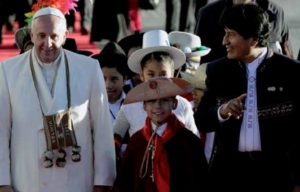 Francisco cercano al pueblo boliviano